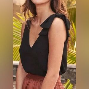 Sezane Aelys Top in Noir, sz 36